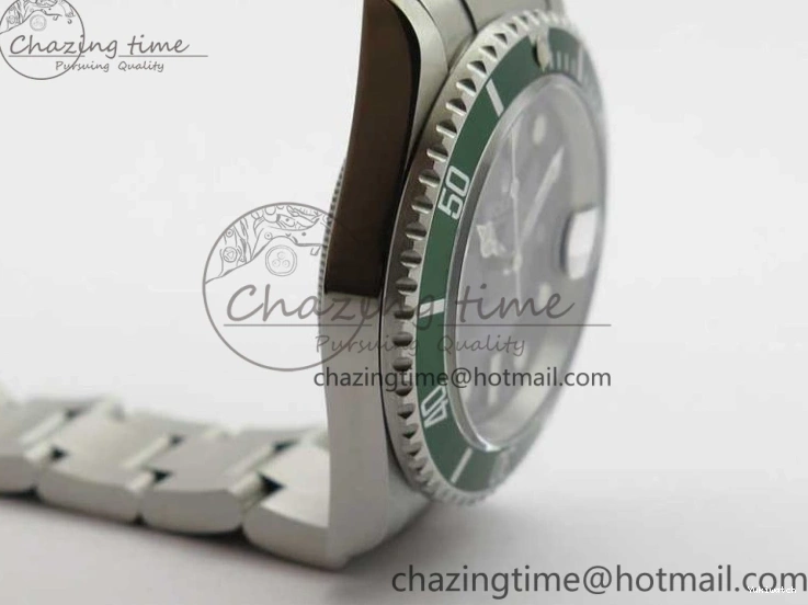 Bracelet Engraving Submariner No ARF1:1 Edition on 904L SS Rehaut Best SH3135 16610 LV Steel Green 0331